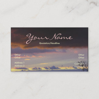 Skyscape Fantasy Business Card