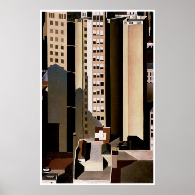 Skyscraper, Charles Sheeler Poster (Front)