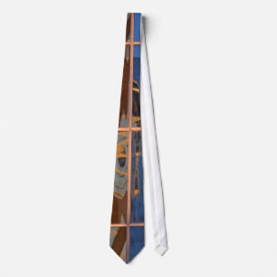 Skyscraper reflection tie
