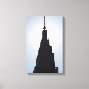 Skyscraper silhouette Shinjuku, Tokyo, Japan Canvas Print