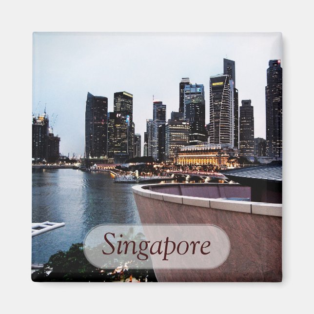 Skyscraper Views : Singapore Magnet (Front)