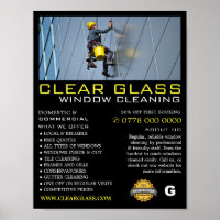 Skyscraper, Window Cleaner, Cleaning Advertising