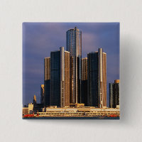 Skyscrapers by the water in Detroit 3