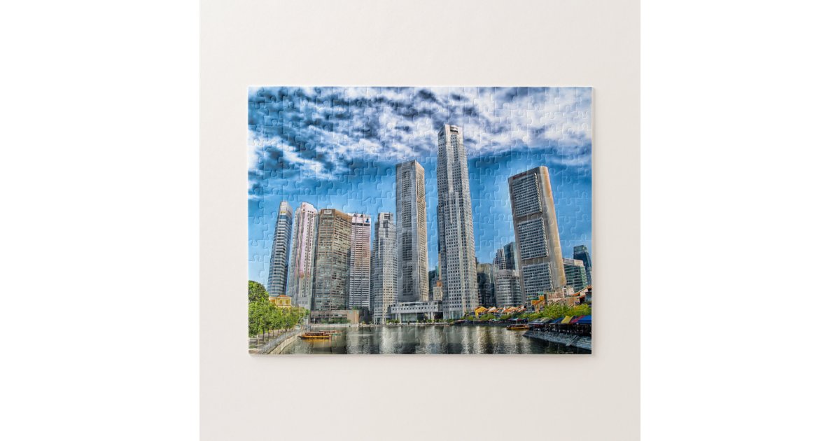 Puzzle Panoramico Castorland 1500 Pezzi: Grattacieli Di Dubai. Sfida Rilassante Per Adulti E Ragazzi, Dimensioni Finali 68x47cm. Hobby Creativo Per La Famiglia, Idea Regalo Originale Per Gli Amanti Dei Puzzle.