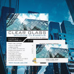 Skyscrapers, Window Cleaner, Cleaning Advertising Flyer<br><div class="desc">Skyscrapers,  Window Cleaner,  Cleaning Service Advertising Flyer by The Business Card Store.</div>