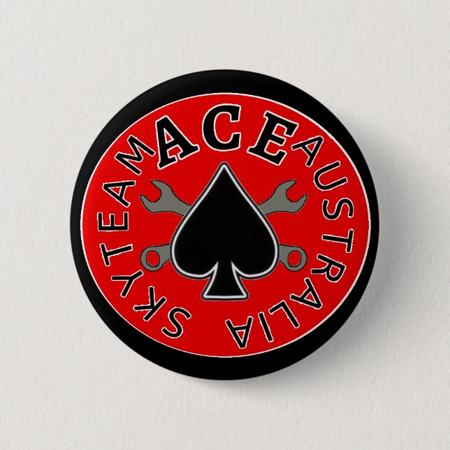 skyteam Ace Riders Button / Badge (Front)