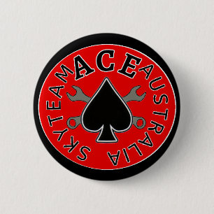 skyteam Ace Riders Button / Badge
