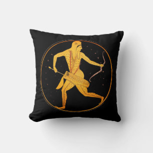 SKYTHIAN ARCHER Tondo Greek Attic Red Figure  Cushion