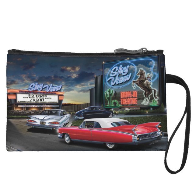 Skyview Drive In 2 Wristlet (Front)