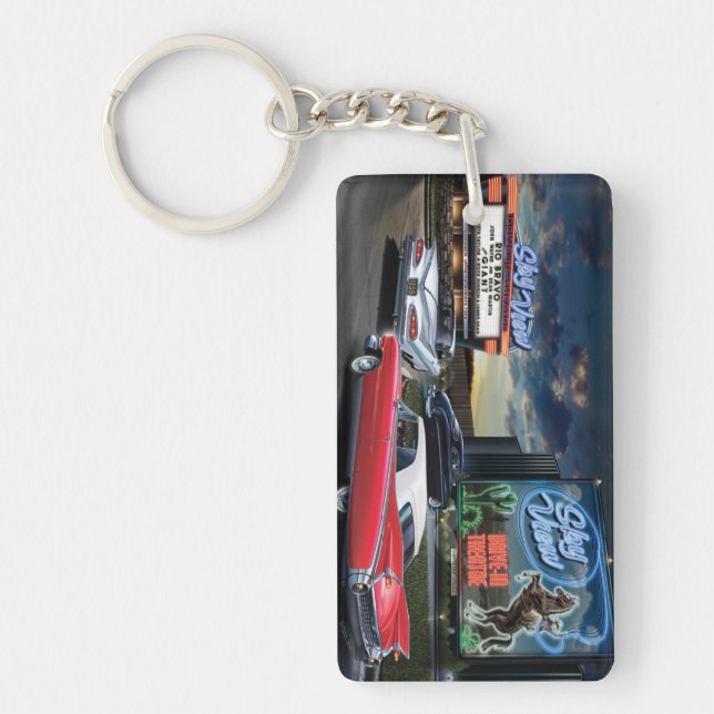 Skyview Drive In Key Ring (Front)