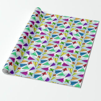 Skyward Paper Aeroplane Wrapping Paper