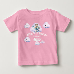 Skyward Soiree: Teddy Bear Adventure T-Shirt