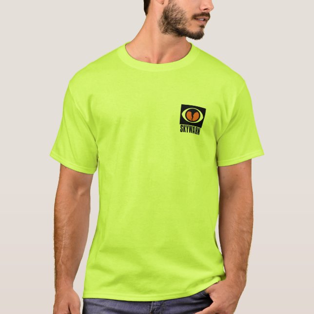 SKYWARN SAFETY GREEN TShirt Front Logo Only (Front)