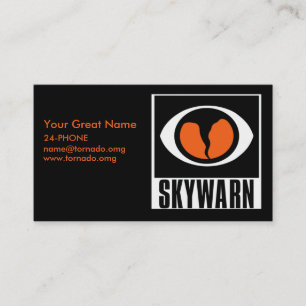 SKYWARN Storm Spotter Buisness Card