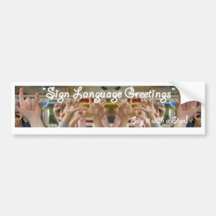SL Greetings Bumper Sticker