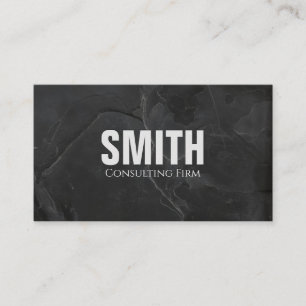Slab Black Granite Business Card