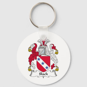 Slack Family Crest Key Ring