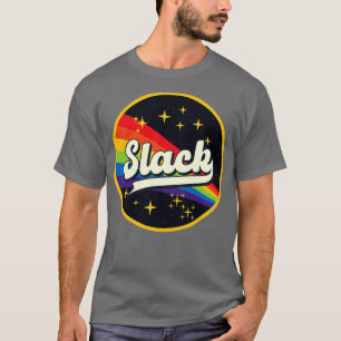 Slack Rainbow In Space Vintage Style T-Shirt