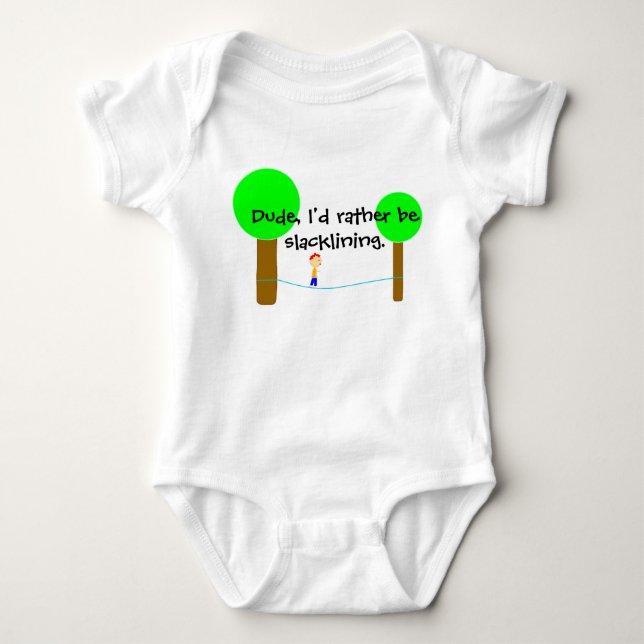 Slackline Baby Clothes Bodysuit (Front)