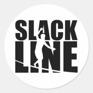 Slackline Classic Round Sticker