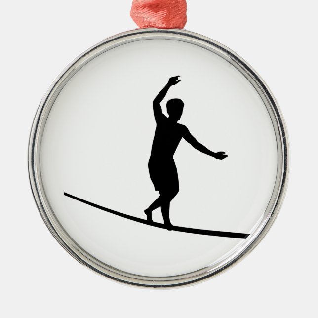 Slackline Metal Tree Decoration (Front)
