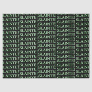 Slainte black tissue paper