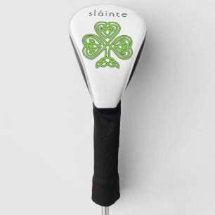 Slainte Celtic Shamrock Green St. Patrick's Day  Golf Head Cover