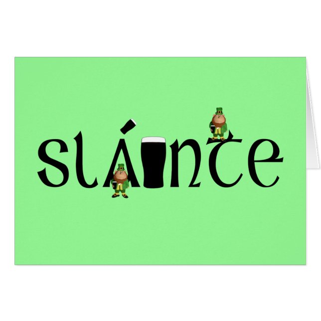 Slainte Gaelic (Front Horizontal)