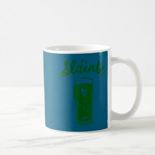 Slainte gaelic toast script irish pub cheers coffee mug