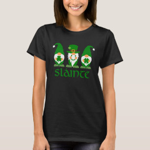 Slainte Gnome Irish Cheers Good Health St Paddys D T-Shirt