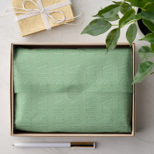 Slainte green tissue paper