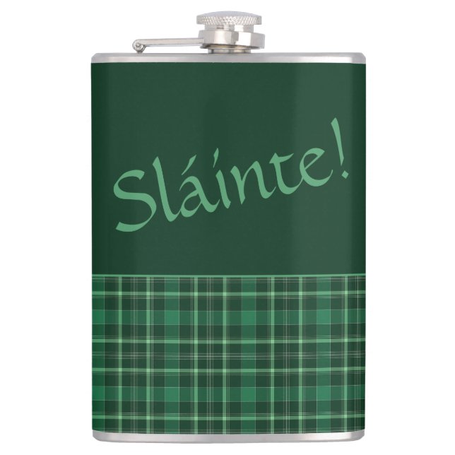 Slainte! Hip Flask (Front)