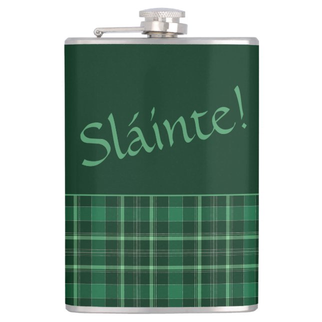 Slainte! Hip Flask (Front)