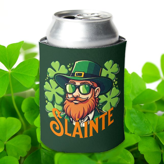 Slainte Irish Toast St Patrick's Day Personalised Can Cooler (Creator Uploaded)
