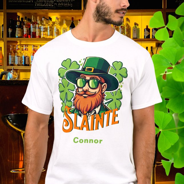 Slainte Irish Toast St Patrick's Day Personalised T-Shirt (Creator Uploaded)