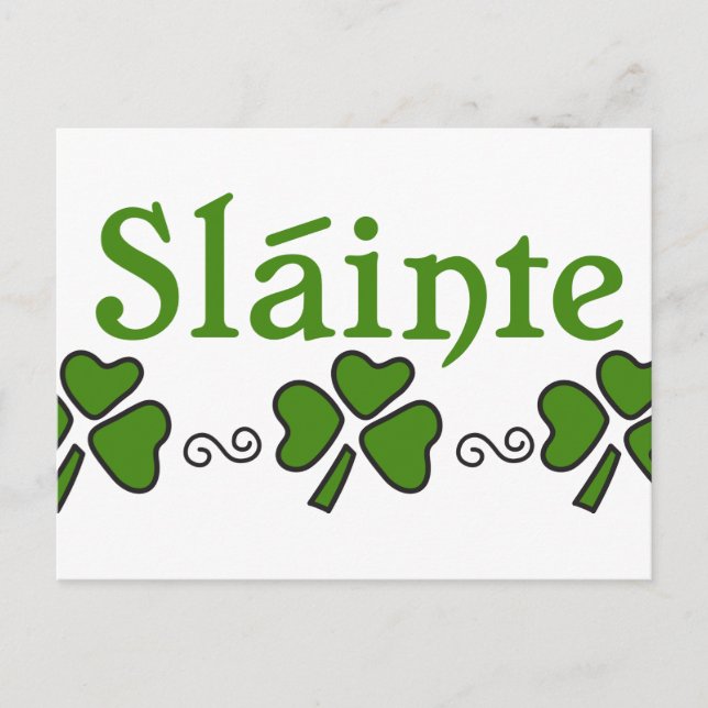 Slainte Postcard (Front)
