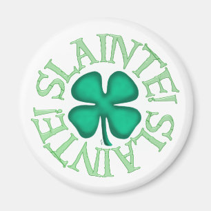 Slainte! round magnet
