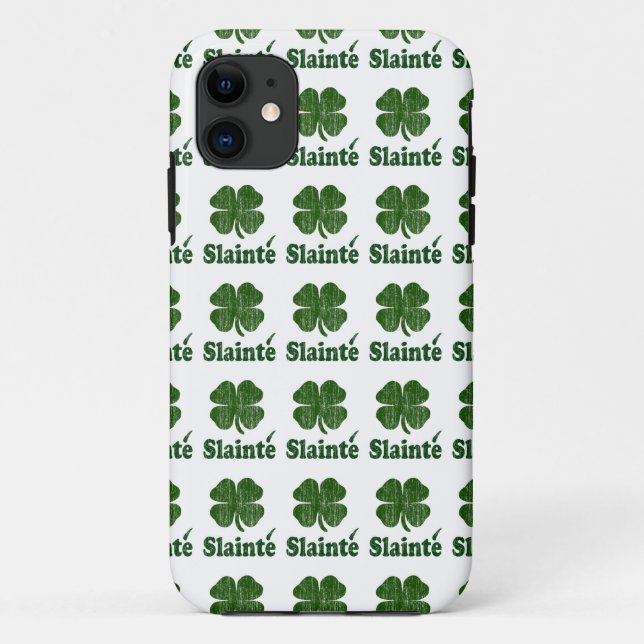 Slainte Shamrock Case-Mate iPhone Case (Back)