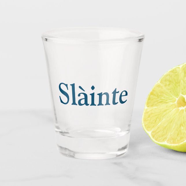 Slàinte Shot Glass (Front)