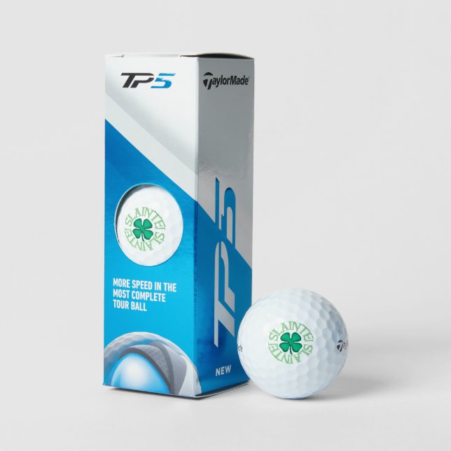Slainte Taylor Made TP5 golf balls 3 pk (Packaging)