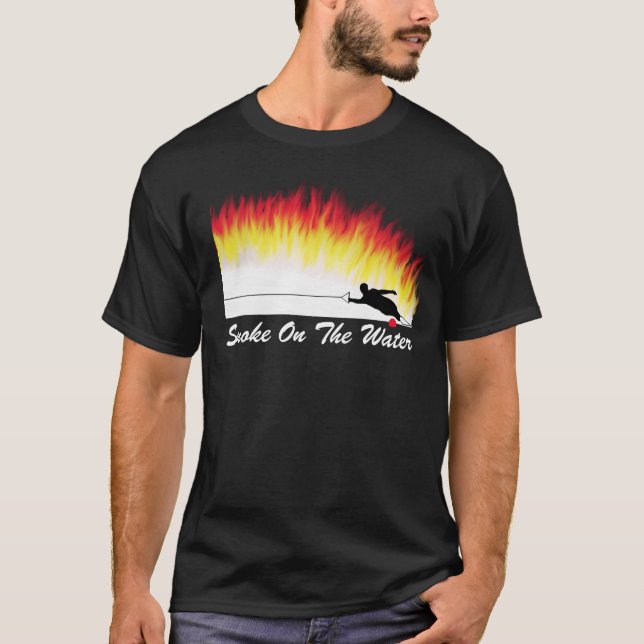 Slalom Water Ski "Smoke On The Water" T-Shirt (Front)