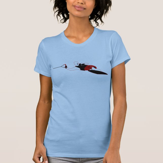 Slalom Water Skier T-Shirt (Front)