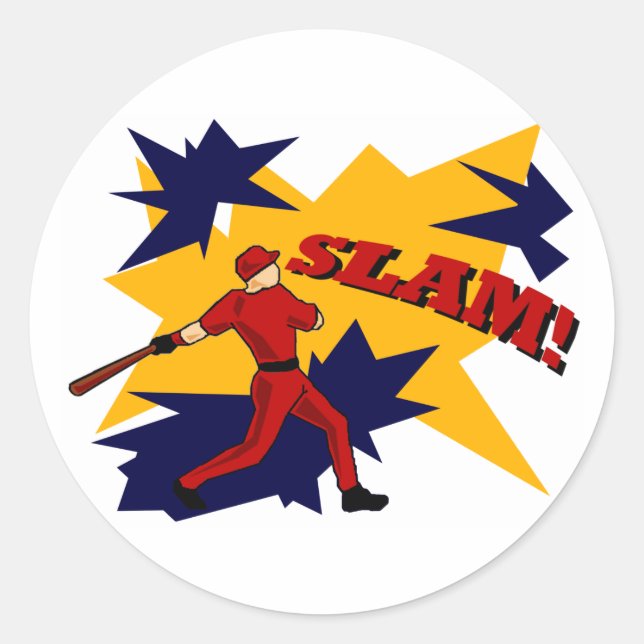 SLAM! BASEBALL STICKER (Front)