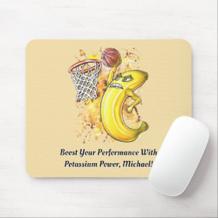 Slam Dunk Banana Fruitarian Energy Basketball 🍌 Mouse Mat