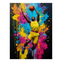 Slam Dunk Basketball Graffiti