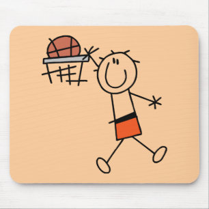 Slam Dunk Basketball Orange T-shirts and Gifts Mouse Mat