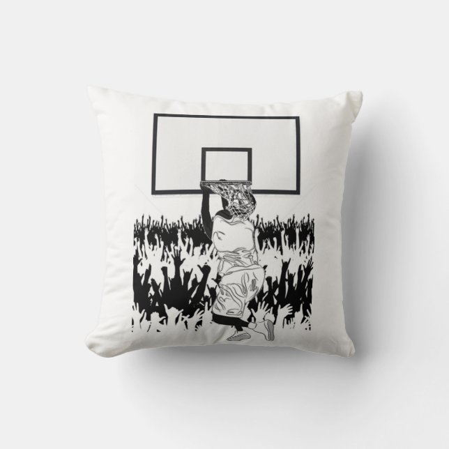 Slam Dunk Basketball Pillow (Front)