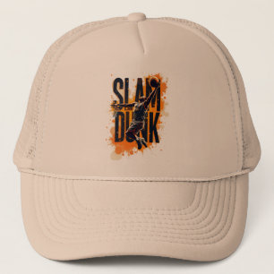 Slam Dunk Basketball Poster - Modern Design Trucker Hat