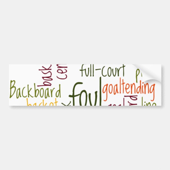 Slam Dunk Dreams: Basketball – Game of Champions Bumper Sticker (Front)