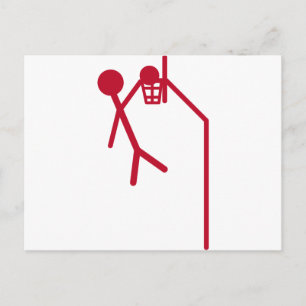 slam dunk dunking postcard